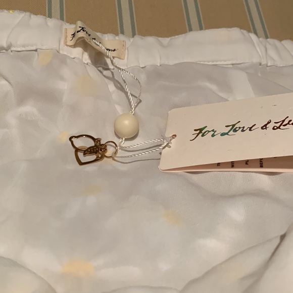 FOR LOVE AND LEMONS DAISY LACE MESH KNIT MINI SKIRT WITH RUNCHING FULLY LINED M - Picture 11 of 15